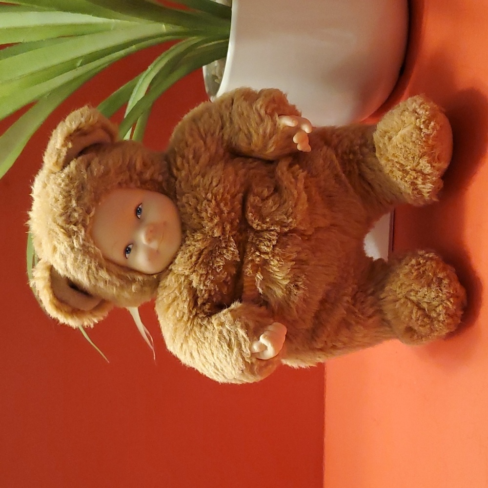 🆓️ #GG 1997 Anne Geddes Teddy Bear Plush